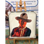Framed Screenprint In Colour John Wayne, From Cowboys And Indians Andy Warhol (1928-1987) On