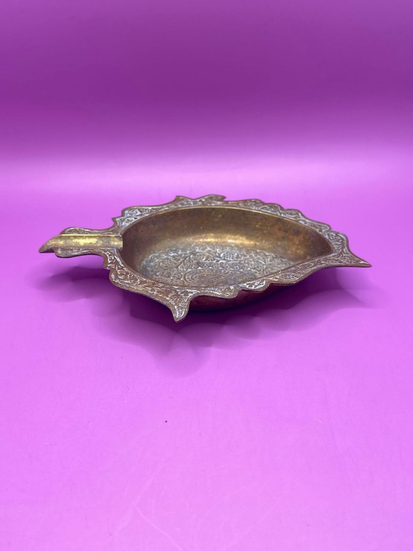 Brass Leaf Ashtray 17 cm - Image 3 of 3