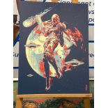 Space Protector By Gothsa Print In Colours (Finish Dibond) 60 X 80 cm