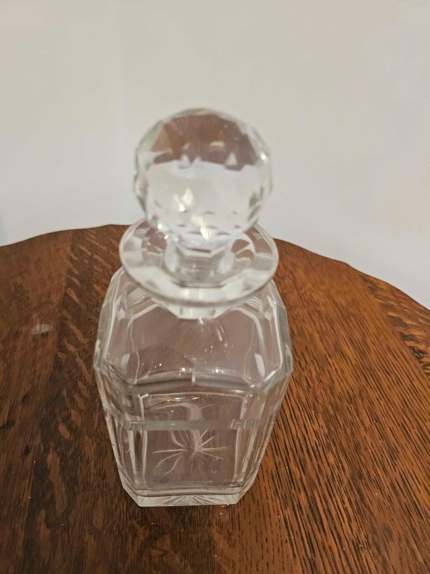 Royal Scot Crystal A Square Cut Spirit Decanter With Stopper 22cm - Image 5 of 5