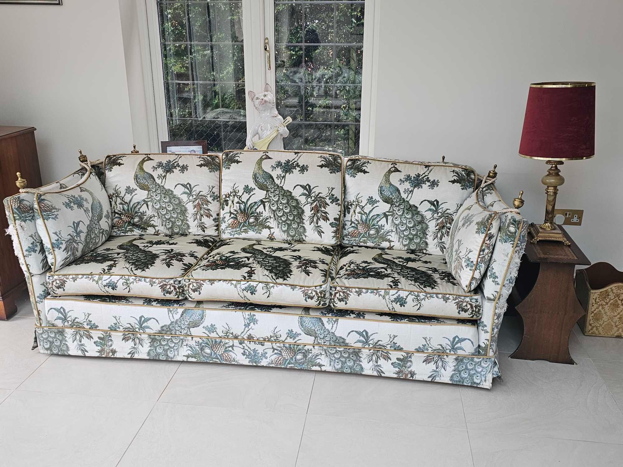 A Suite Of Furntiure From Art Forma UK Manufactured Knole Style Comprising Of 2 X Three Seater Sofas - Image 4 of 10