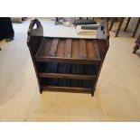 A Dark Oak Freestanding Wine Rack Holding 12 Bottles 39 X 48cm