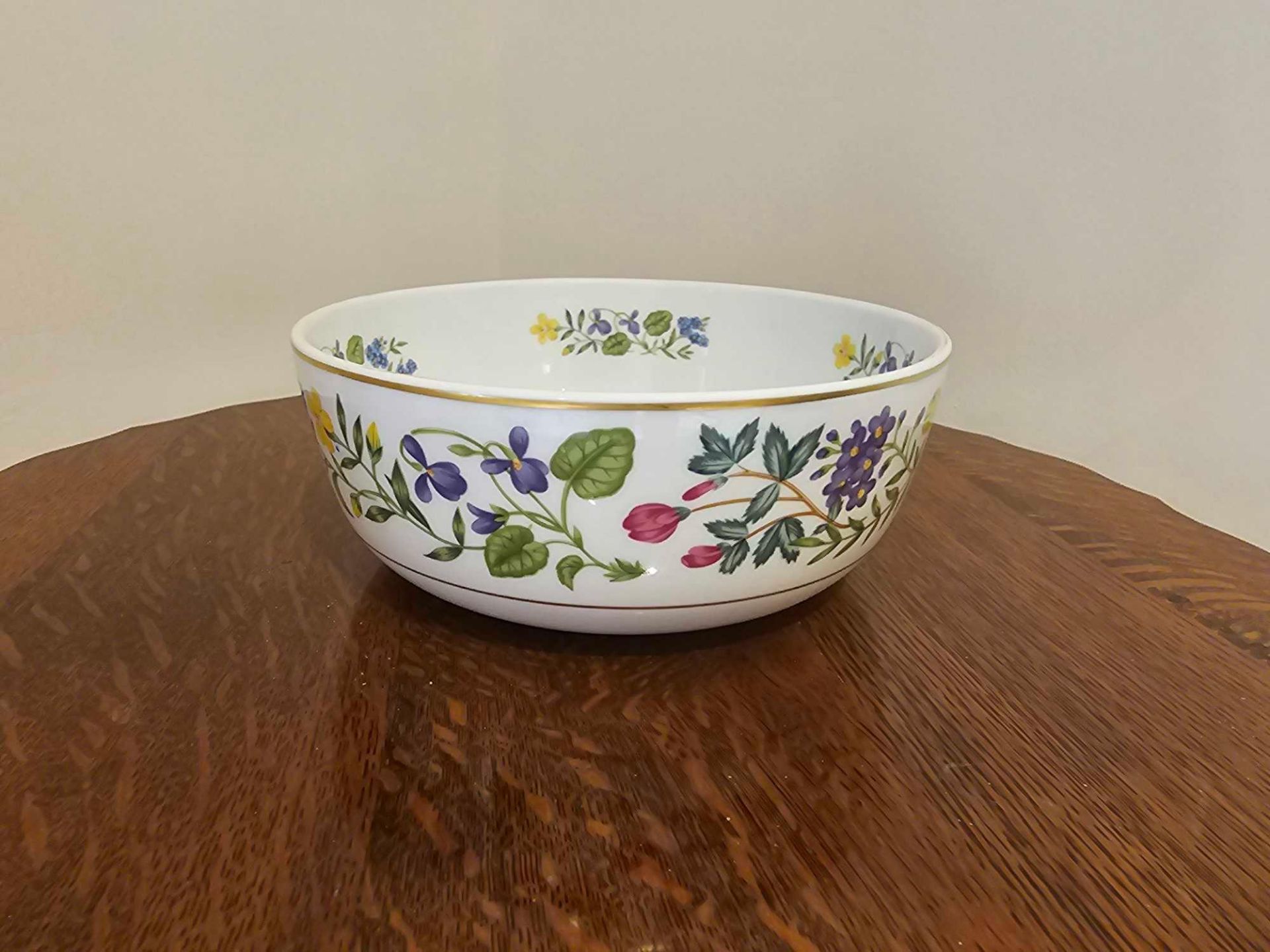 Royal Worcester Arcadia Porcelain Bowl 26 X 10cm