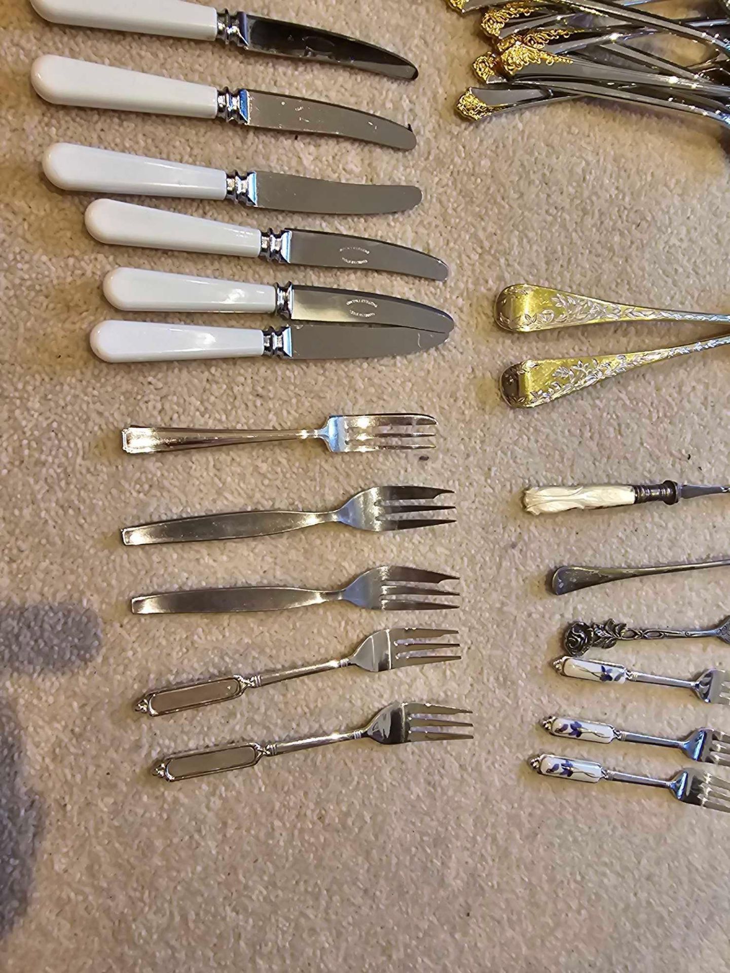 Various Plated And Mixed Flatware As Photographed - Image 5 of 7