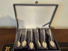 Wako Tokyo Ginza Spoons Cased Set Of 6