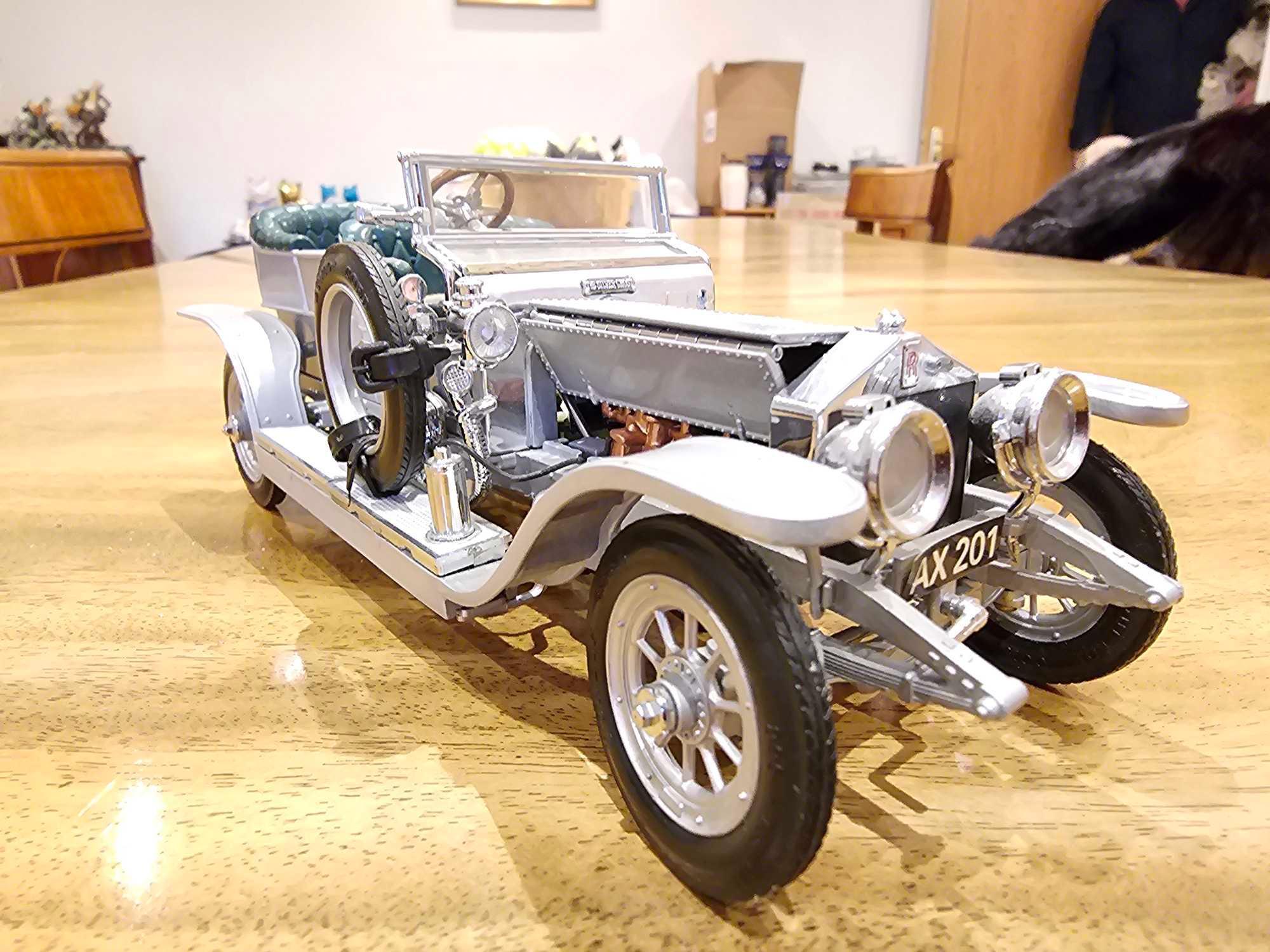 Franklin Precision Models 1907 Rolls Royce Silver Ghost Diecast Model - Image 2 of 4
