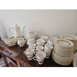 A Wedgwood Adelphi 114 Piece Part Dinner Service As Found