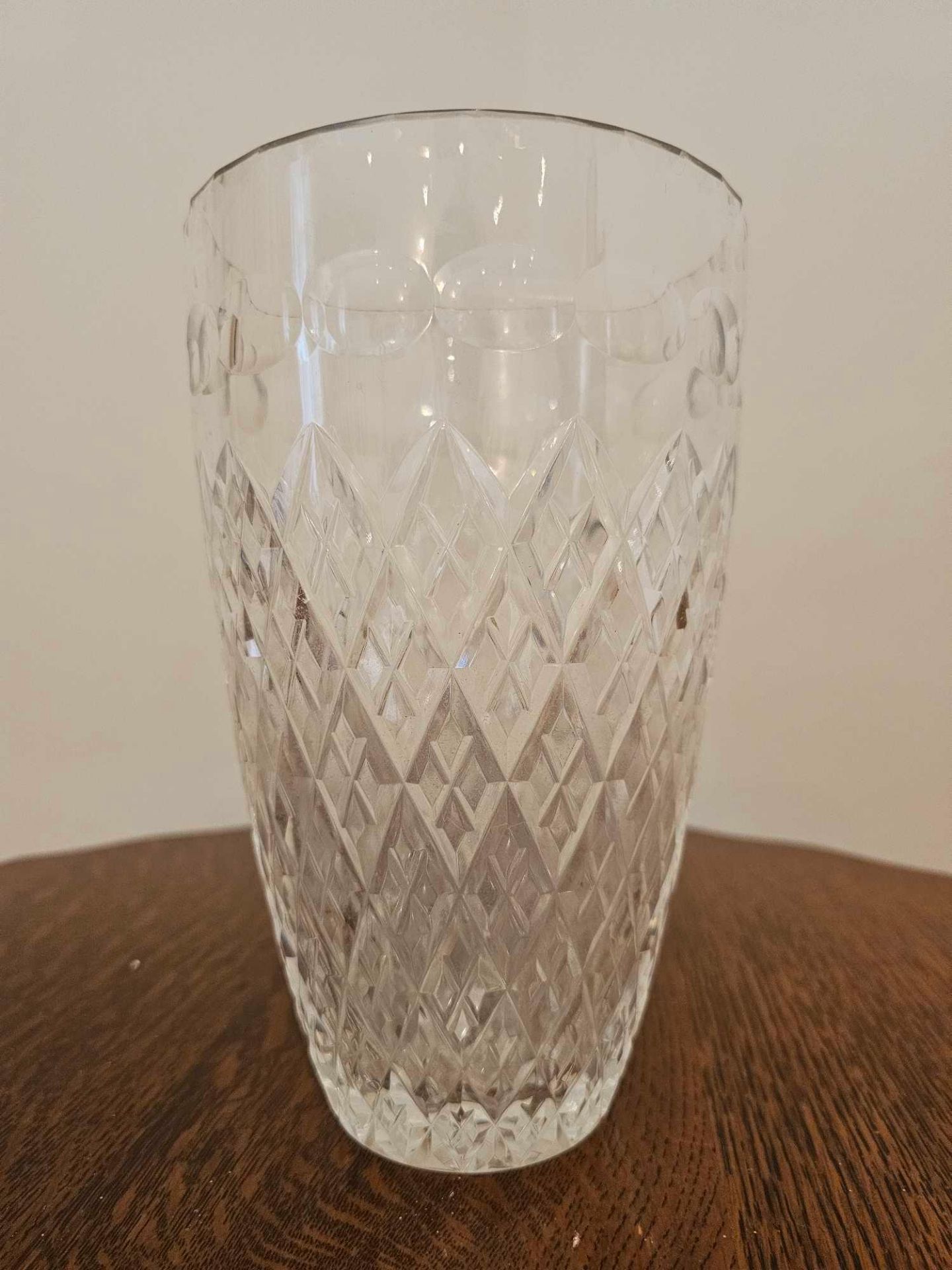 Stuart Crystal Cut Vase 23 X 14cm - Image 2 of 5