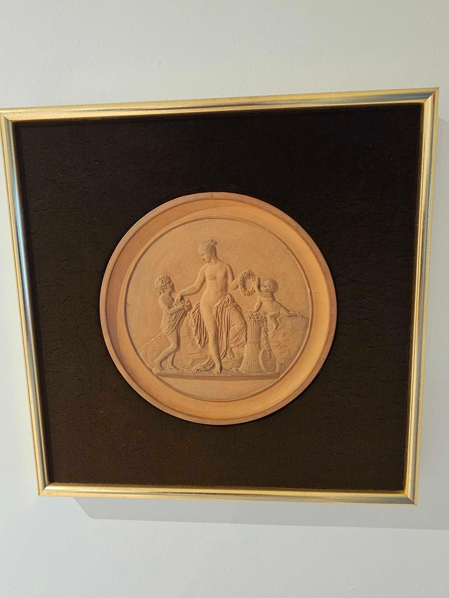 Victorian Red Earthenware Roundels Cast In Relief With Allegorical Scenes Depicting "The Ages Of - Bild 2 aus 2