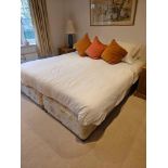 A Superking Divan Bed Set Comprising Of Divan Baseand Mattress 180 X200 Overall