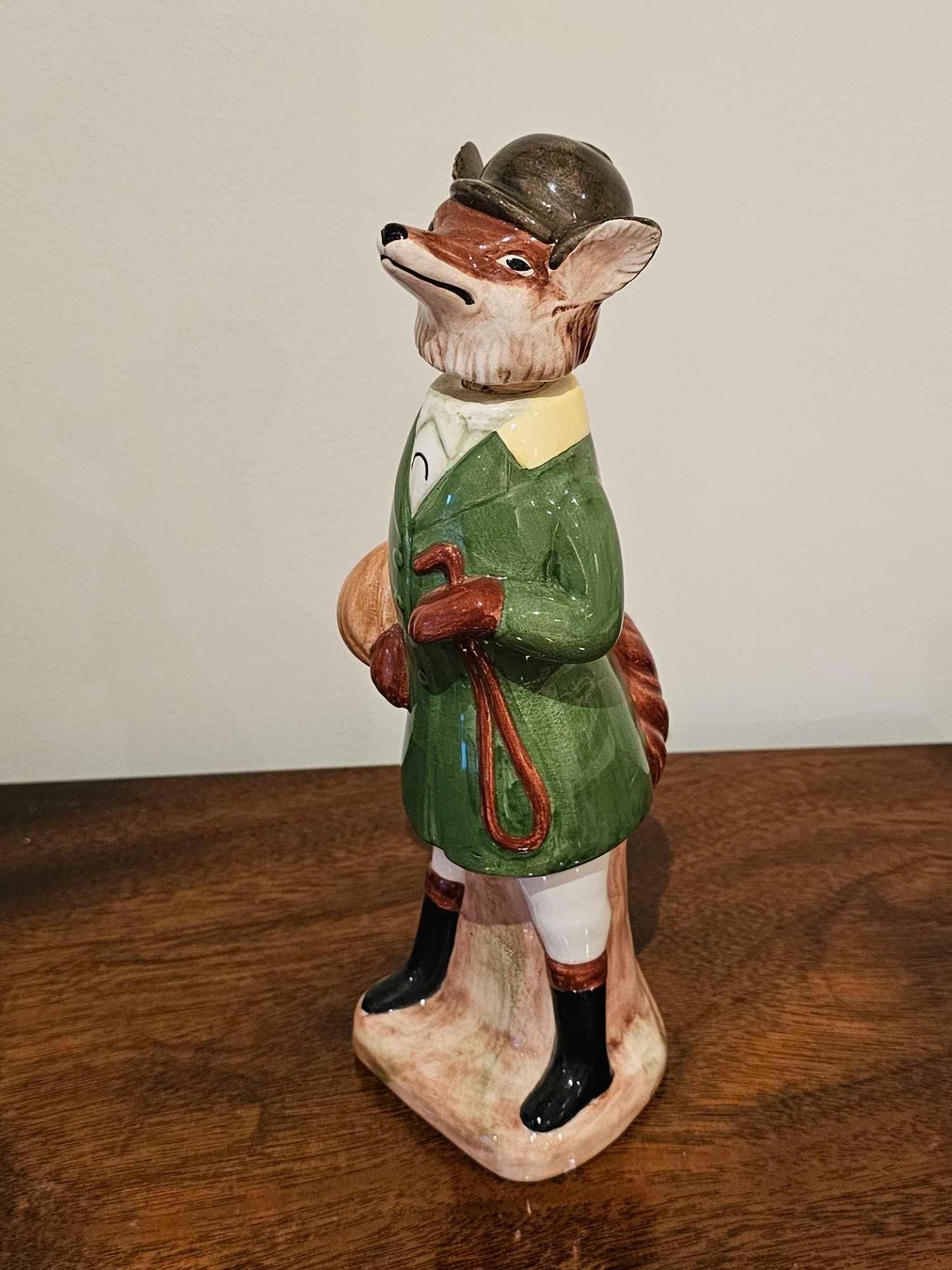 Chelsea House Port Royal Italy Hunting Riding Fox Porcelain Decanter Figurine 29cm - Image 2 of 3