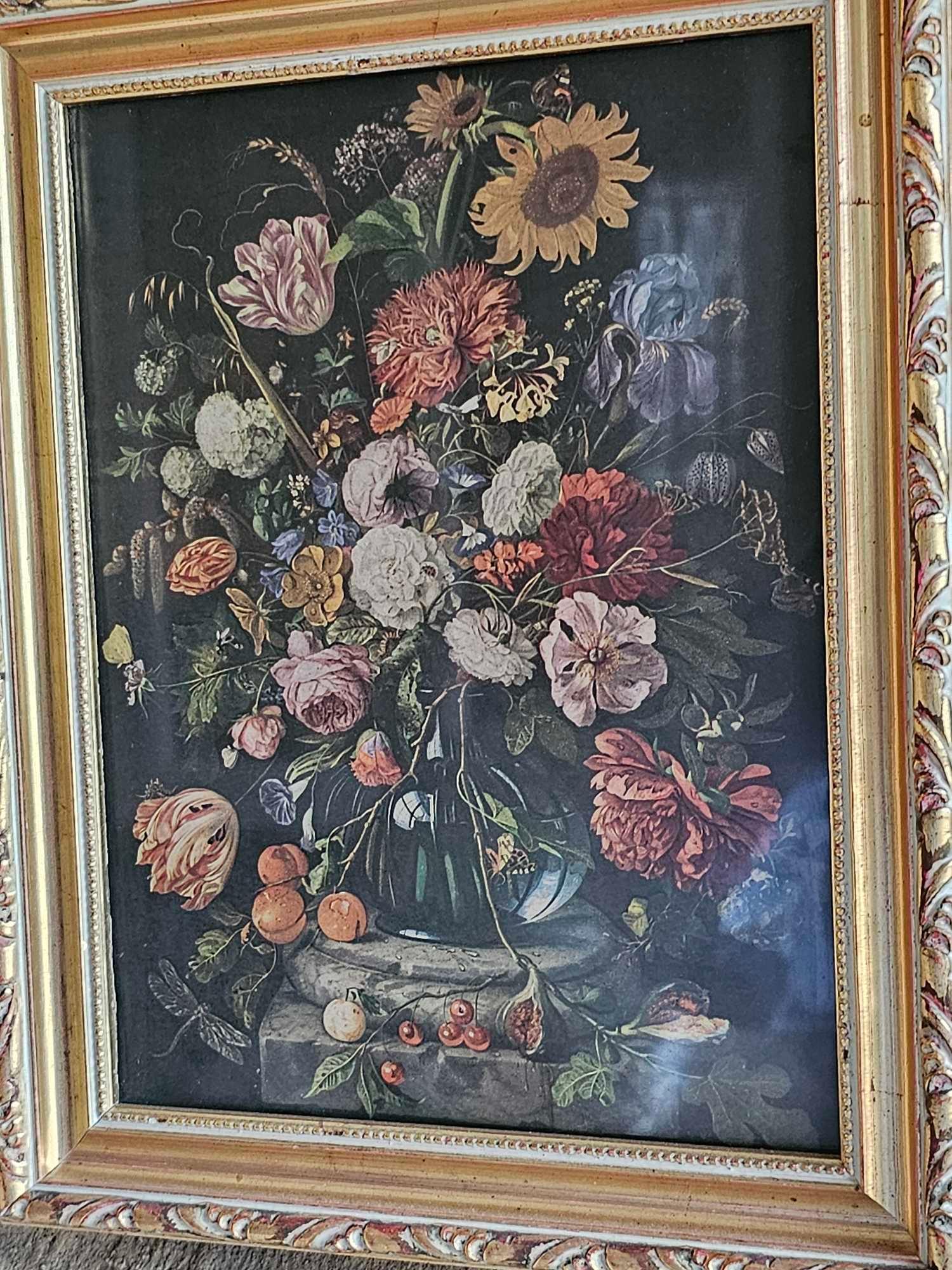 Still Life Print After Jan Davidsz. De Heem (Utrecht 1606-1684 Antwerp) Tulips, A Sunflower, An - Image 2 of 3