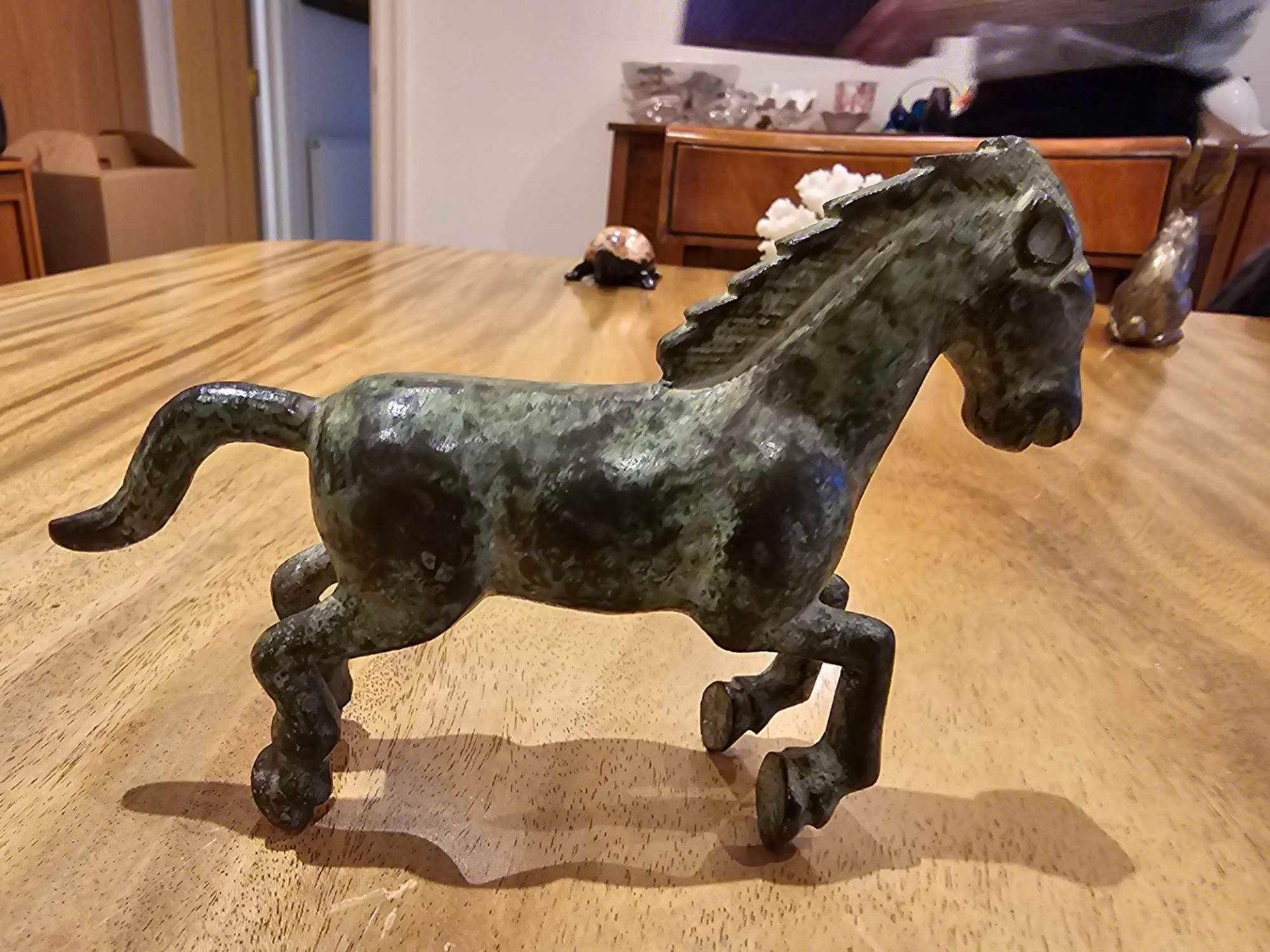 A Chinese Soapstone Figure Of A Horse
