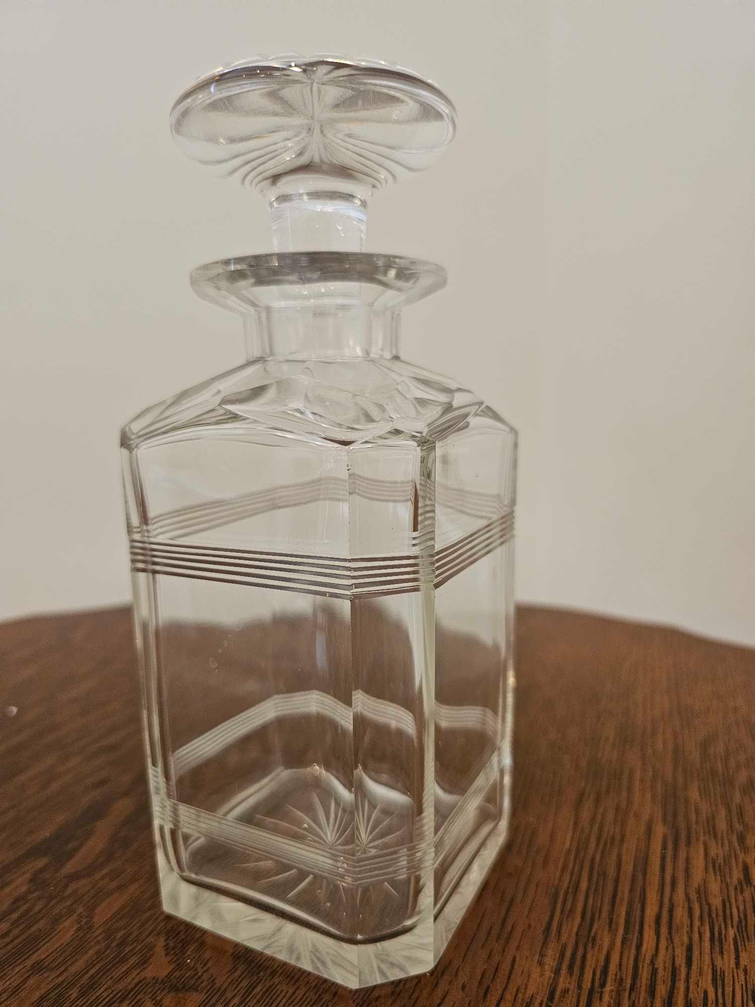 Royal Scot Crystal A Square Cut Spirit Decanter With Stopper 21cm - Image 2 of 6