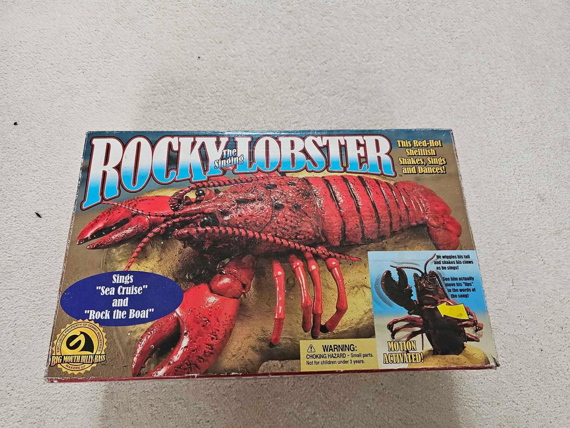 Vintage Rocky The Singing Lobster Boxed