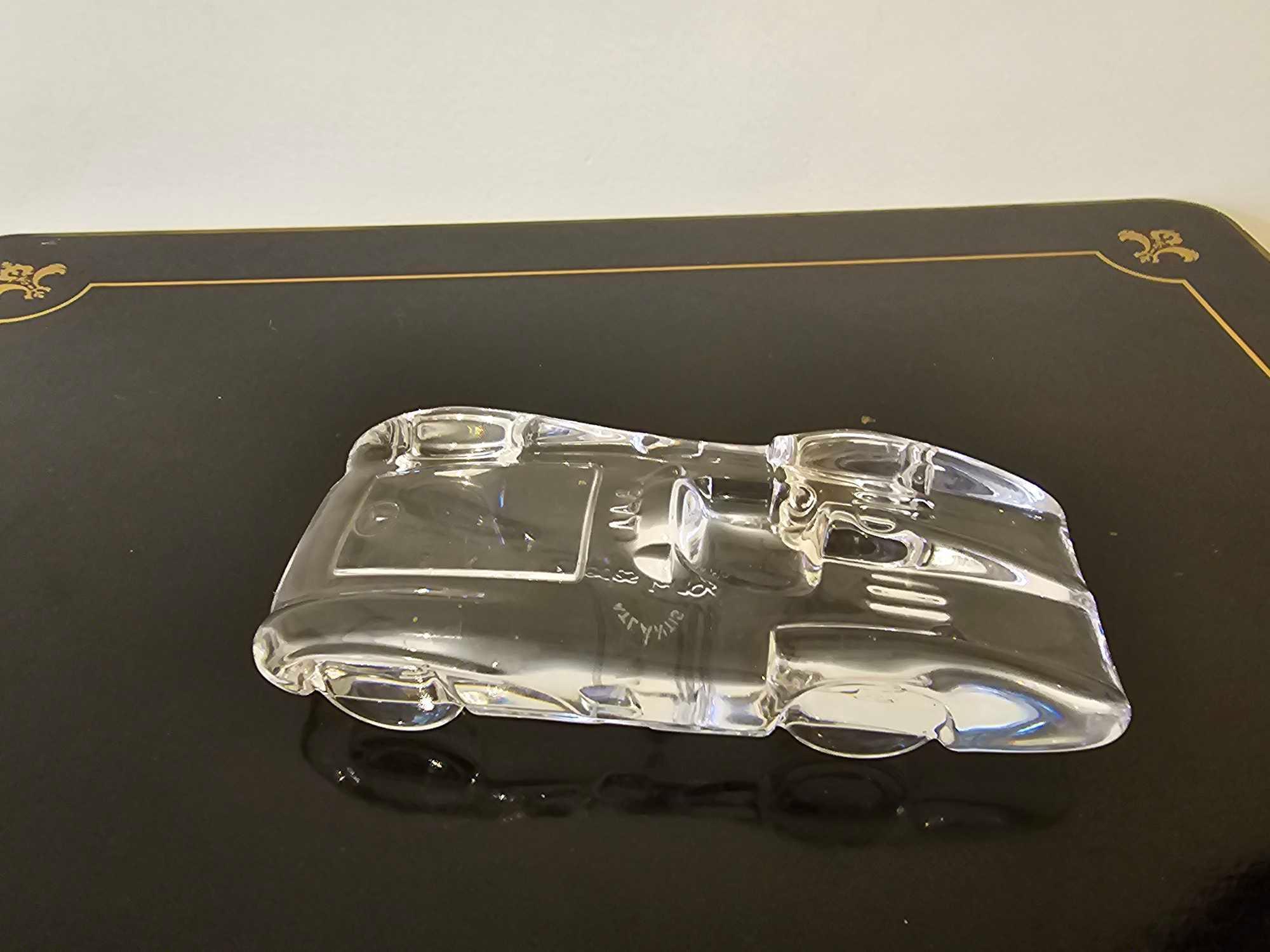 Crisal Portugal Atlantis Racecar Series II Lead Crystal Paperweight Mercedes W196 14cm - Image 2 of 4