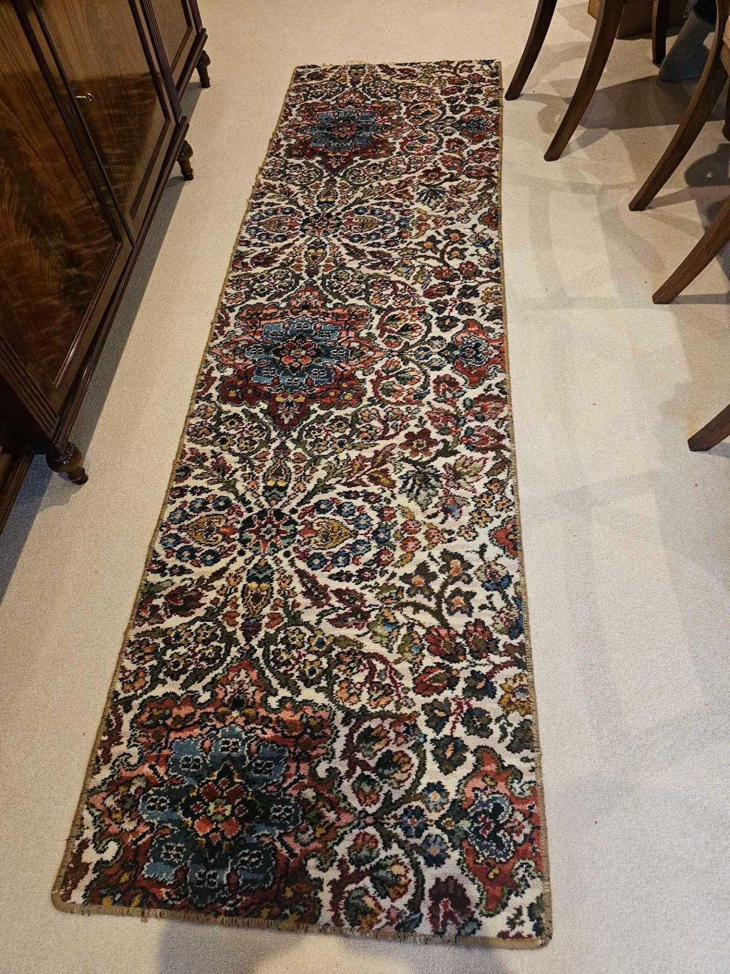 A Wool Floral Runner 66 X 232cm - Image 2 of 5