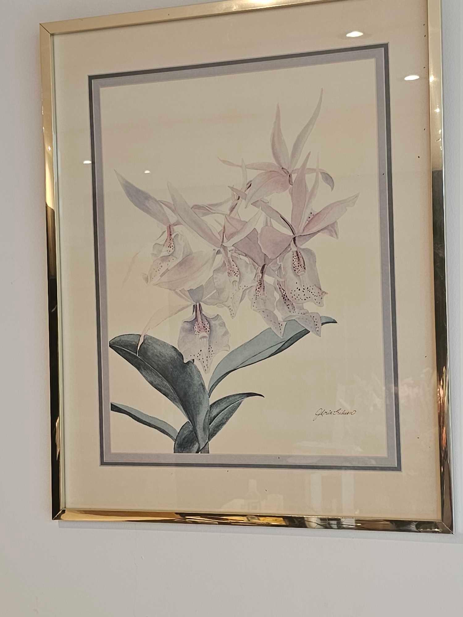 A Gloria Eriksen Botanical Print Framed 40 X 50cm - Bild 2 aus 2