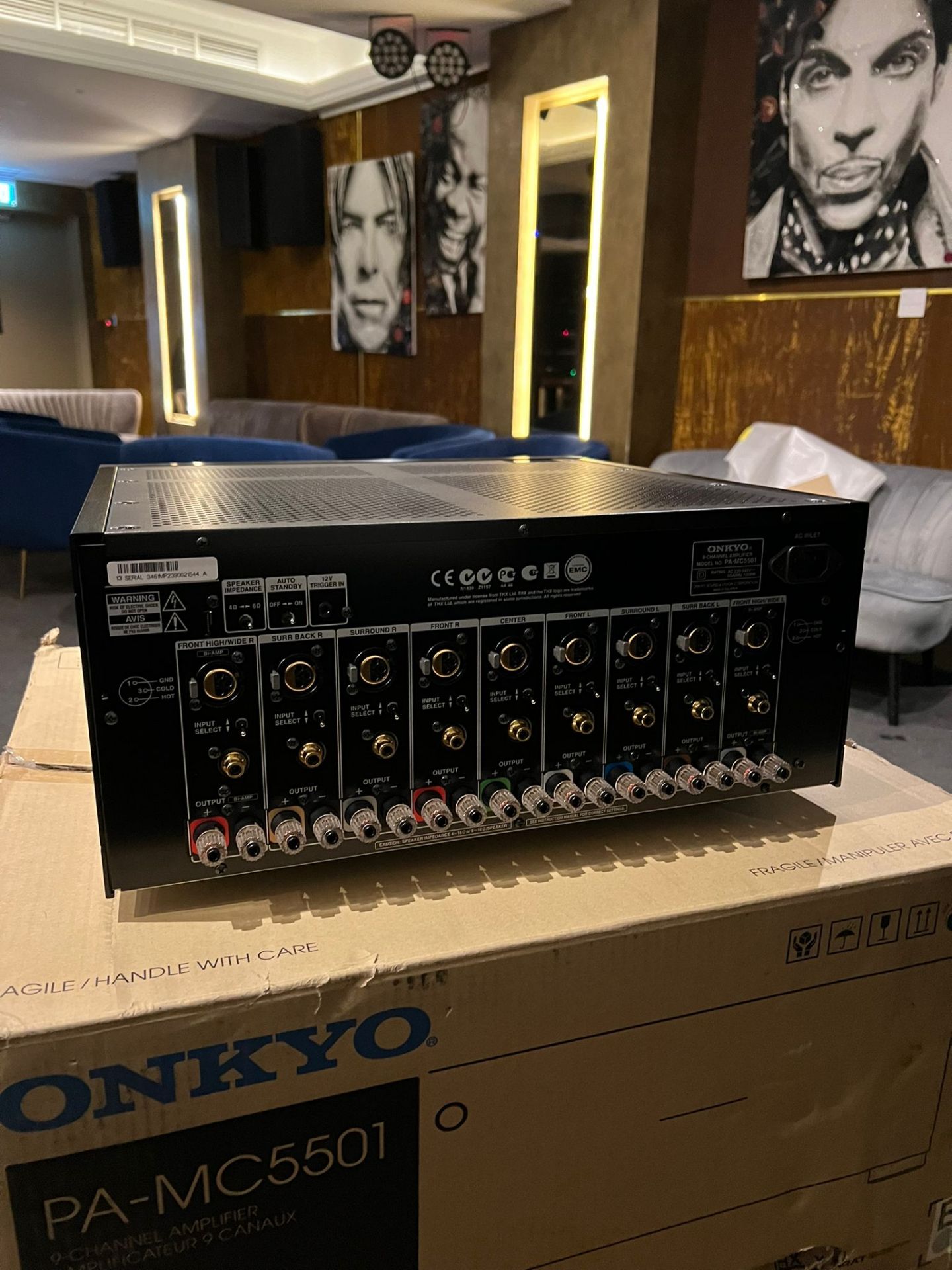 Onkyo PA-MC55019-Channel Power Amplifier Boxed As Unused 9-channel THXÂ® Ultra2 certified power - Image 4 of 7