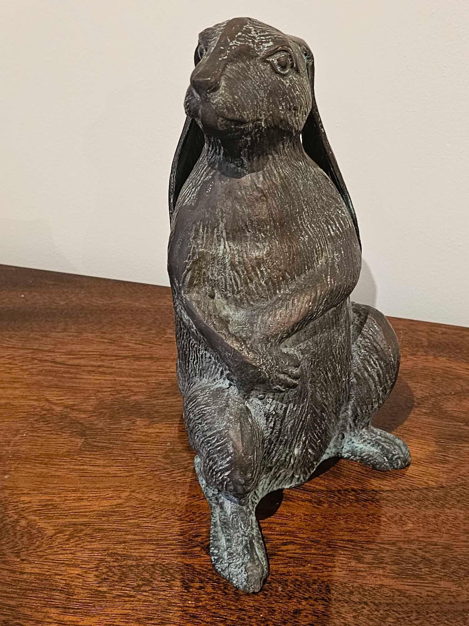 A Hollow Cast Figurine Of A Hare 27cm High - Image 3 of 3