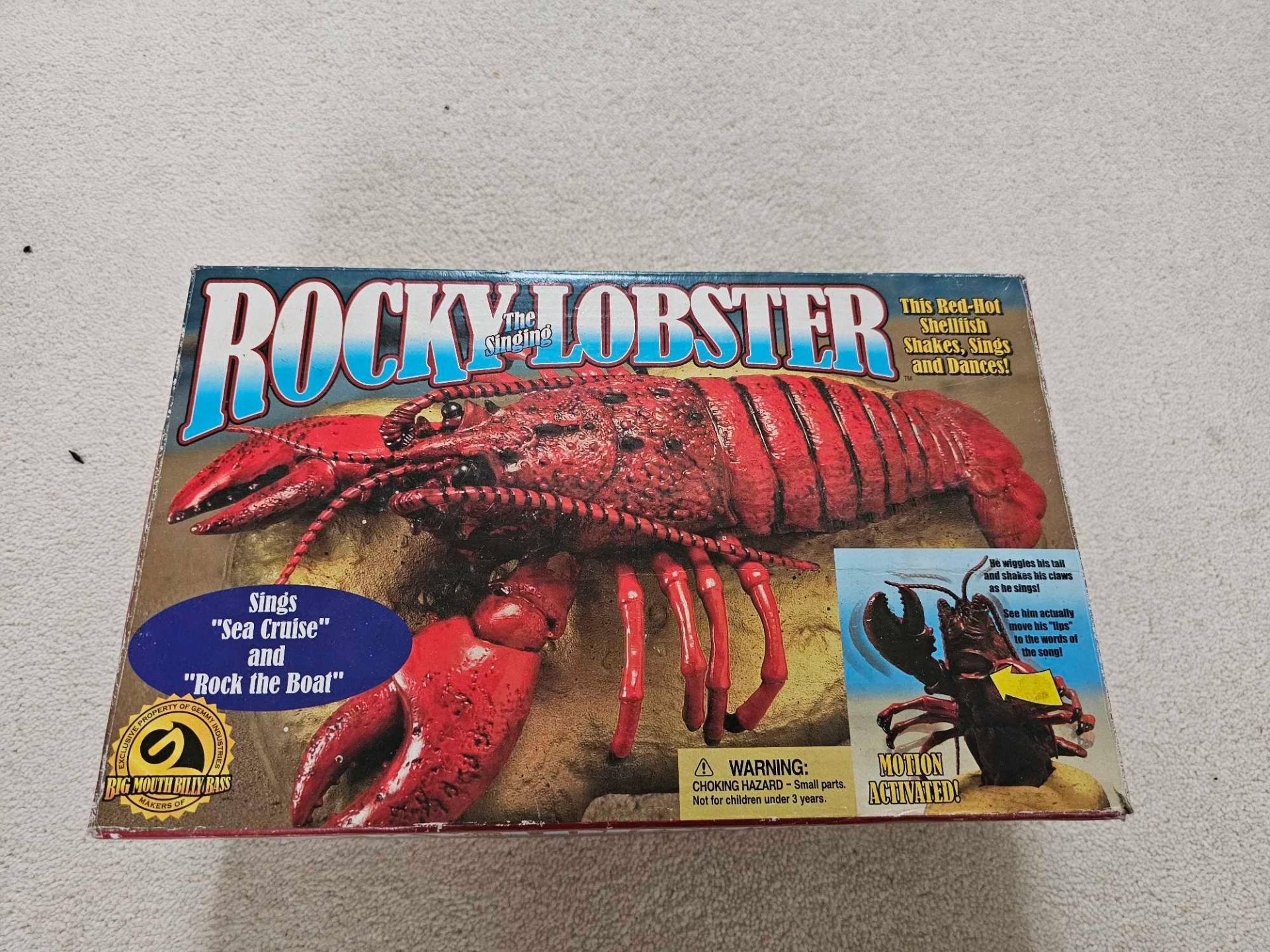 Vintage Rocky The Singing Lobster Boxed - Bild 2 aus 2