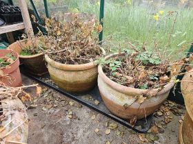 2 X Medium Terracotta Planters