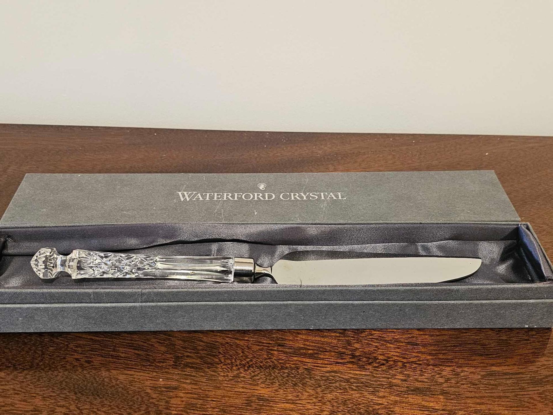 Waterford Crystal Cut Crystal Cake Slice Server 28cm Boxed