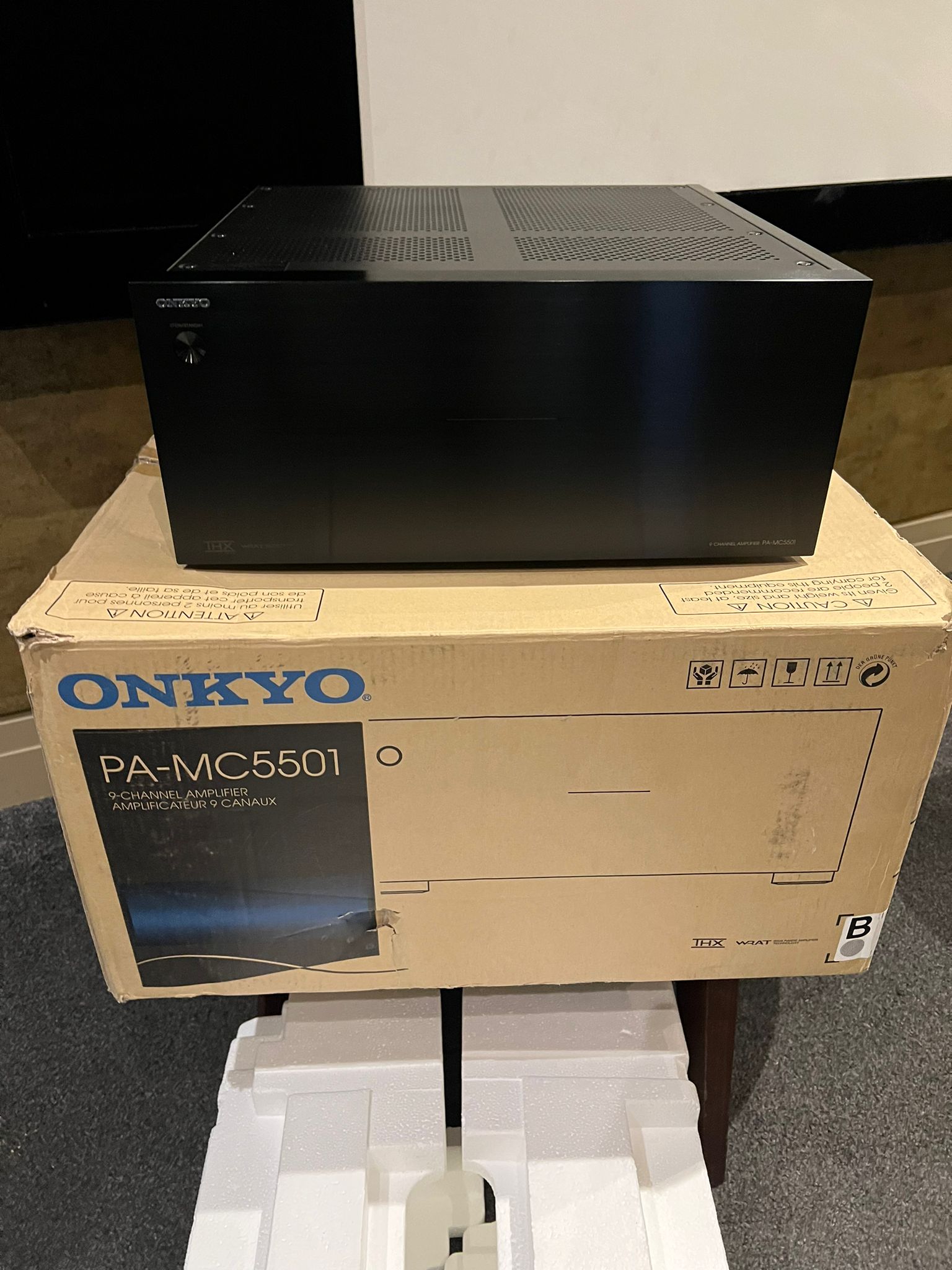 Onkyo PA-MC55019-Channel Power Amplifier Boxed As Unused 9-channel THXÂ® Ultra2 certified power
