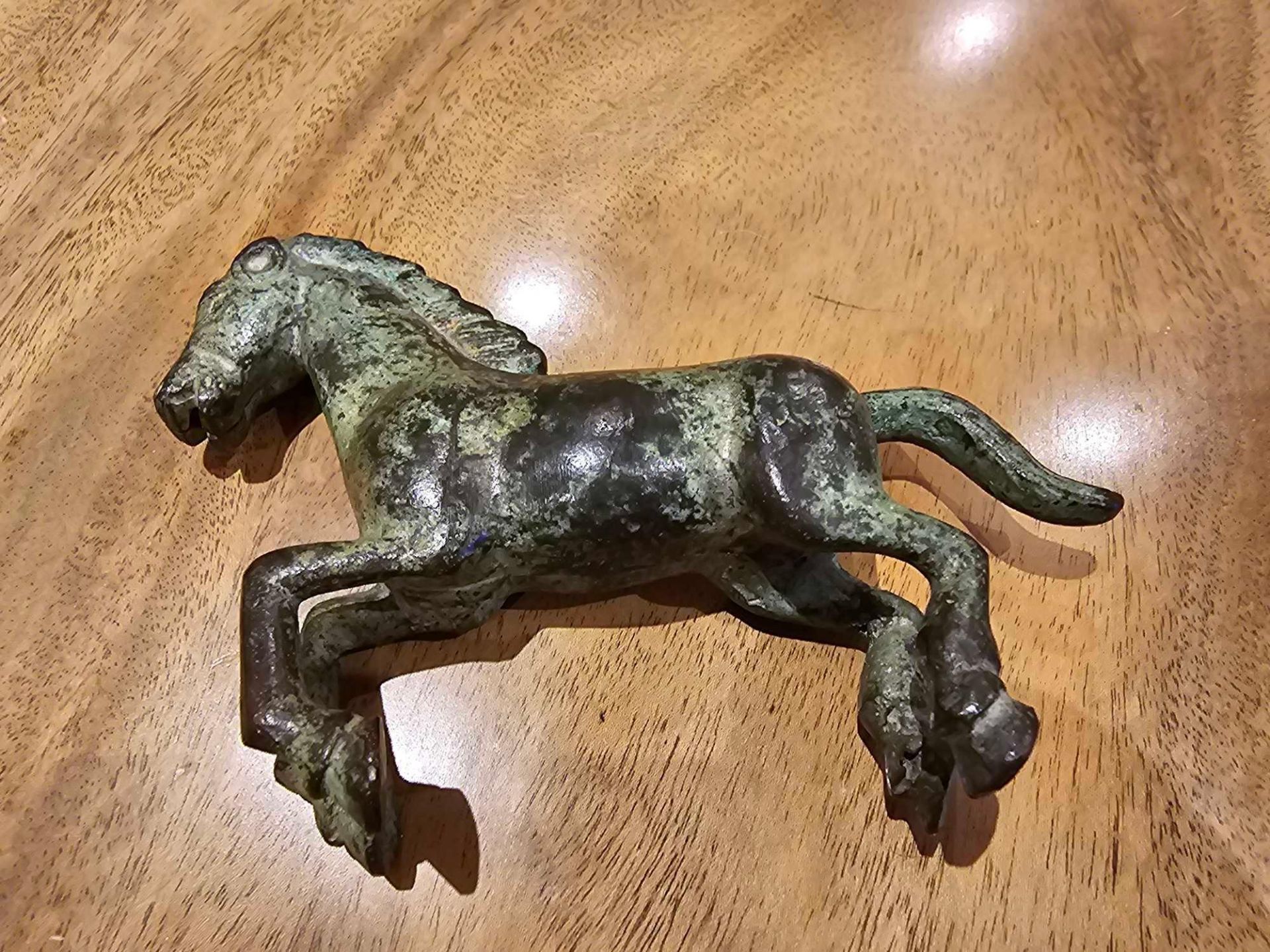 A Chinese Soapstone Figure Of A Horse - Image 5 of 5