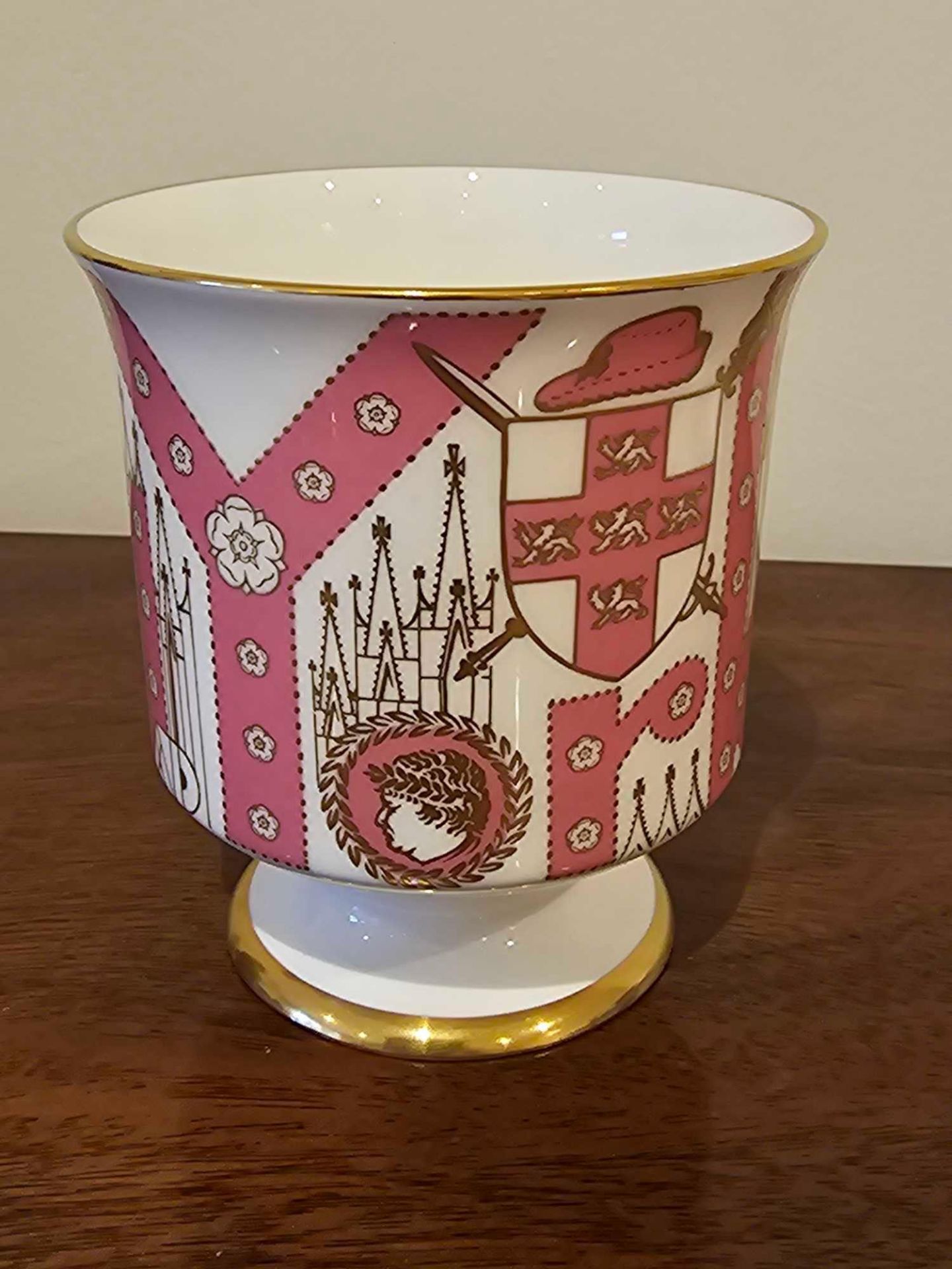 A Coalport The York Goblet, Inscribed Under Commissioned By Mulberry Hall To Commemorate The