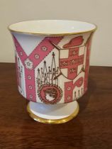 A Coalport The York Goblet, Inscribed Under Commissioned By Mulberry Hall To Commemorate The