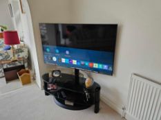 A Glass Media TV Stand