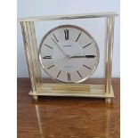 Bulova Grand Prix Executive Analog Quartz Brass Desk Clock B1700 T9 KW280