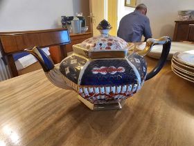 A Arthur Wood Imari Pattern Porcelain Teapot