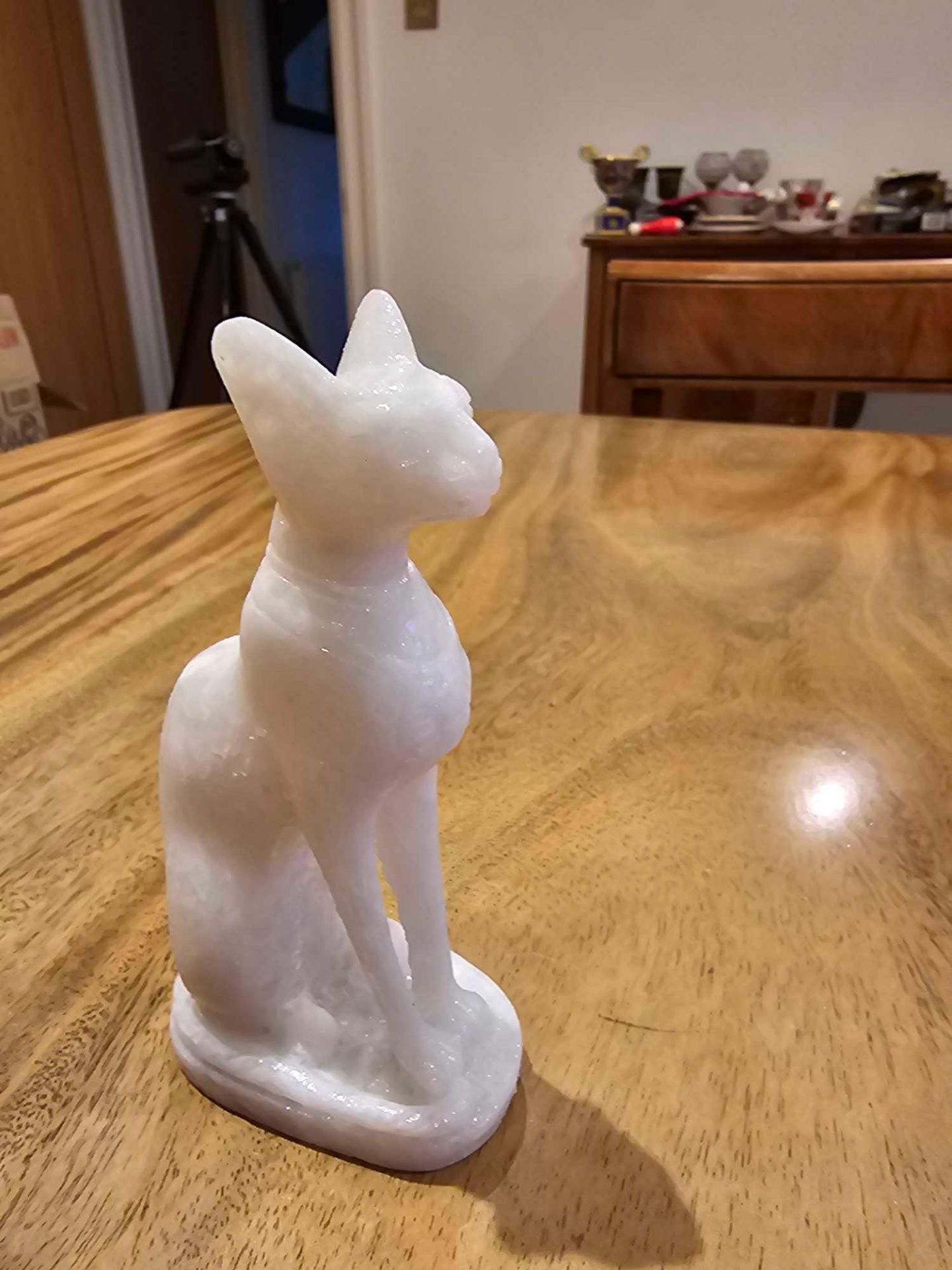 An Onyx Cat Figurine - Image 2 of 3