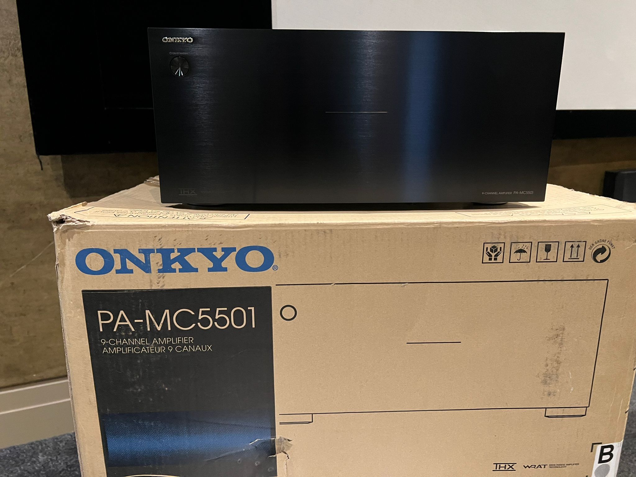 Onkyo PA-MC55019-Channel Power Amplifier Boxed As Unused 9-channel THXÂ® Ultra2 certified power - Image 3 of 7