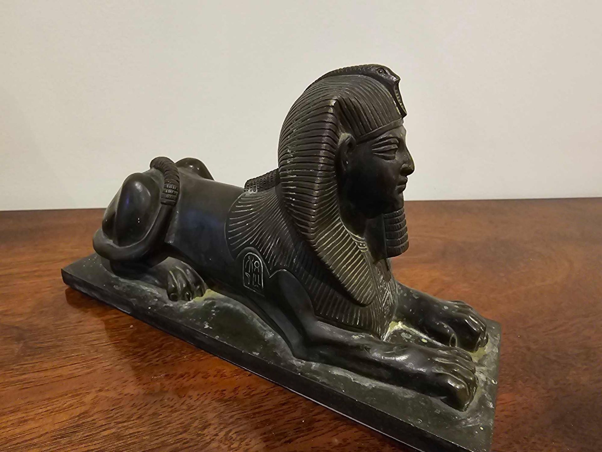 A Cold Cast Egyptian Sphinx Statue - Image 3 of 4