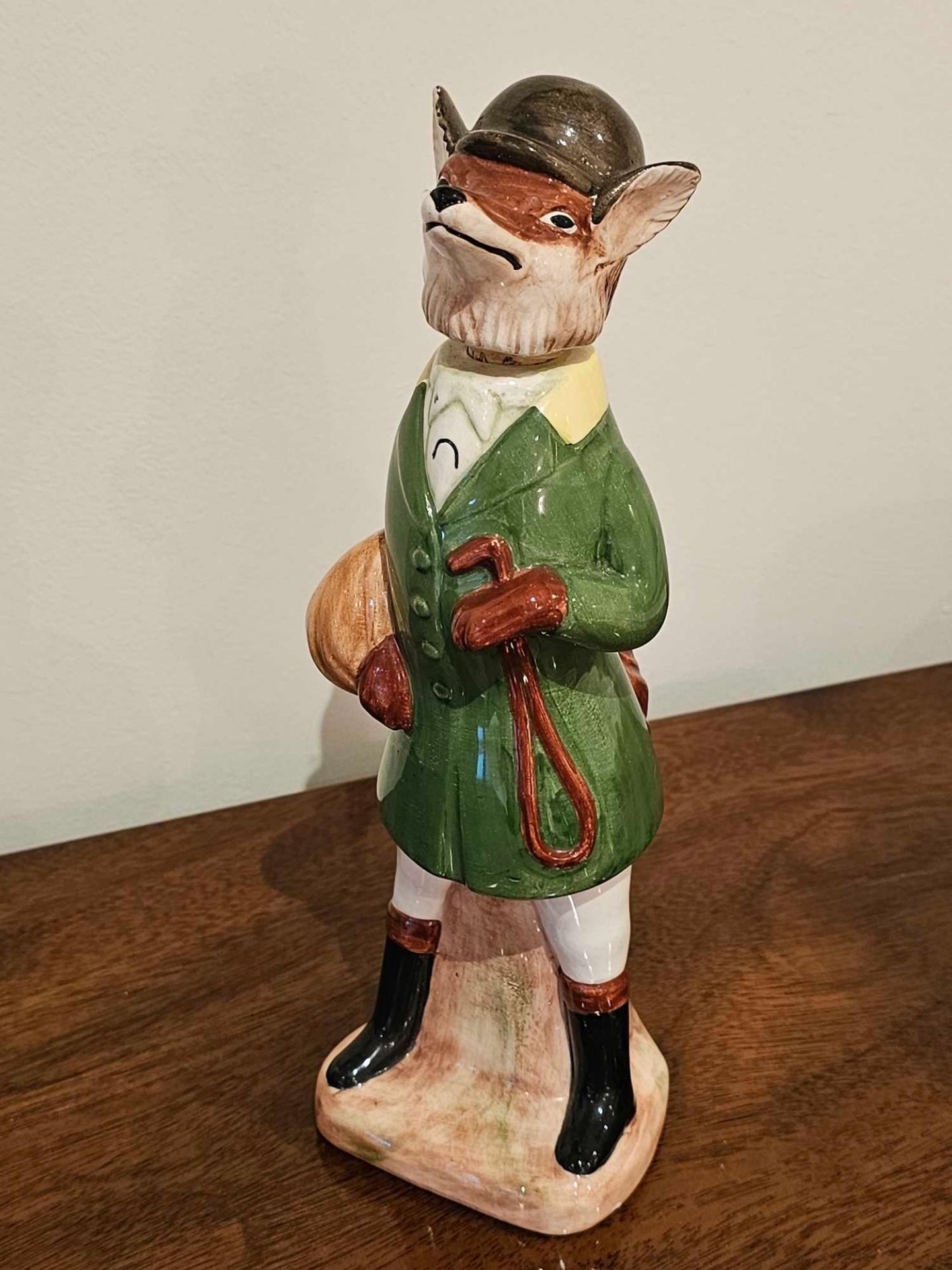 Chelsea House Port Royal Italy Hunting Riding Fox Porcelain Decanter Figurine 29cm - Image 3 of 3