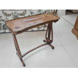 A Louis XVI Style Kingswood And Tulipwood Banded Side Table The Shaped Decorated Top With A