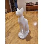 An Onyx Cat Figurine