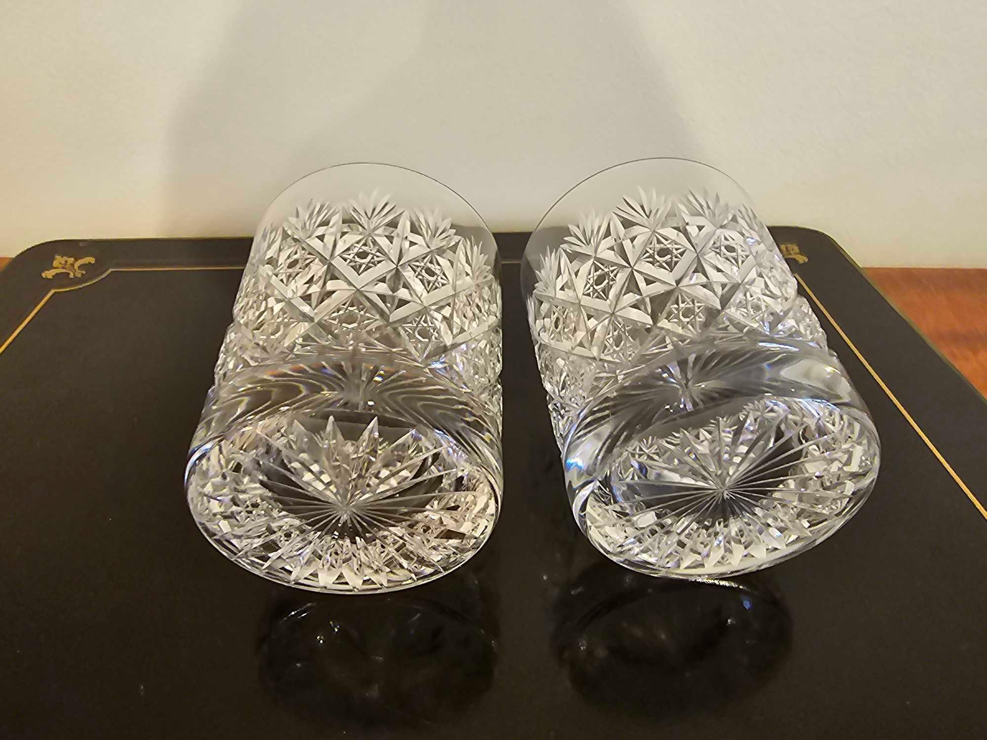 A Set Of 12 X Thomas Webb Crystal Tumblers 9cm Tall - Image 5 of 6