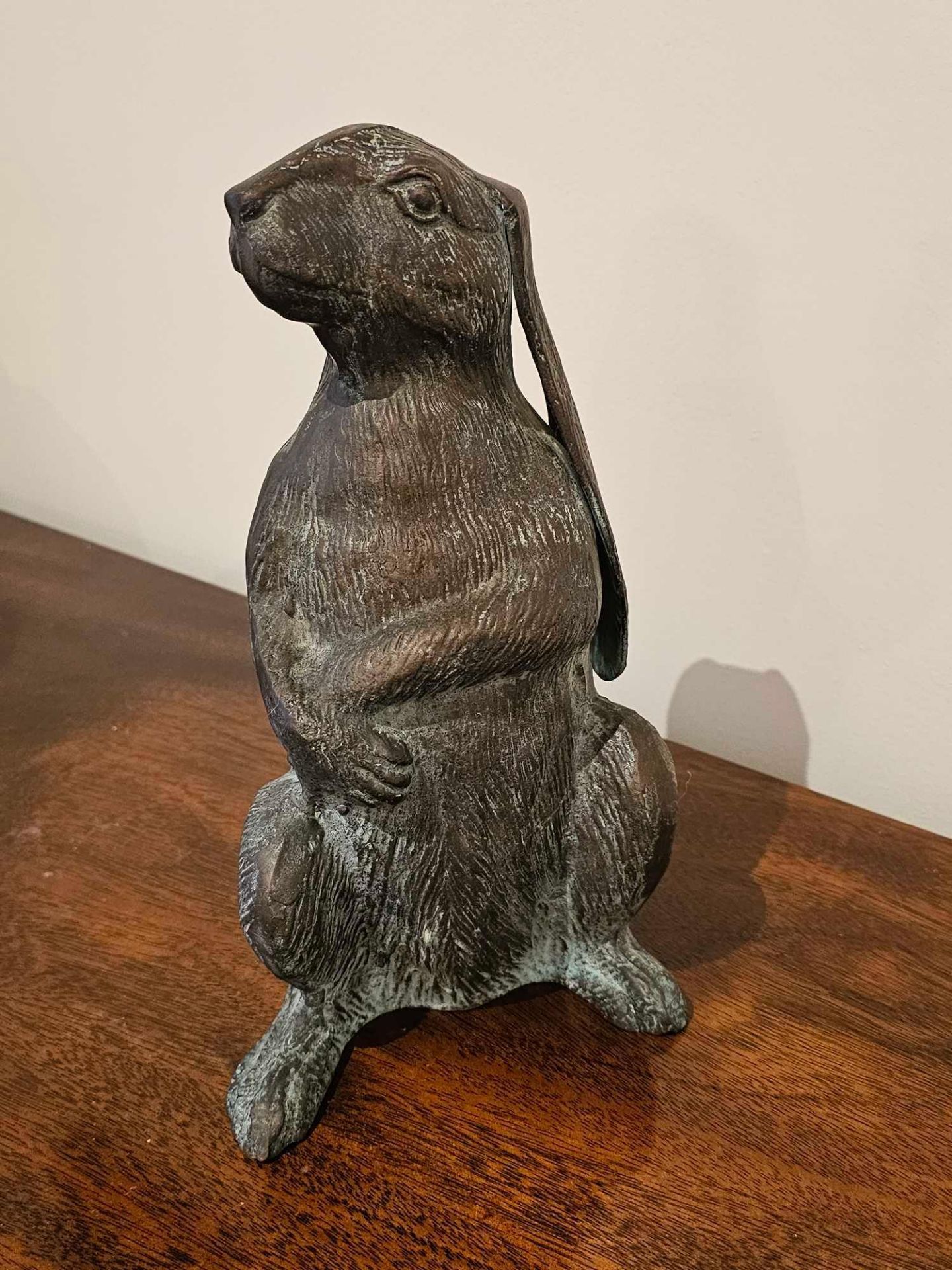 A Hollow Cast Figurine Of A Hare 27cm High - Image 2 of 3