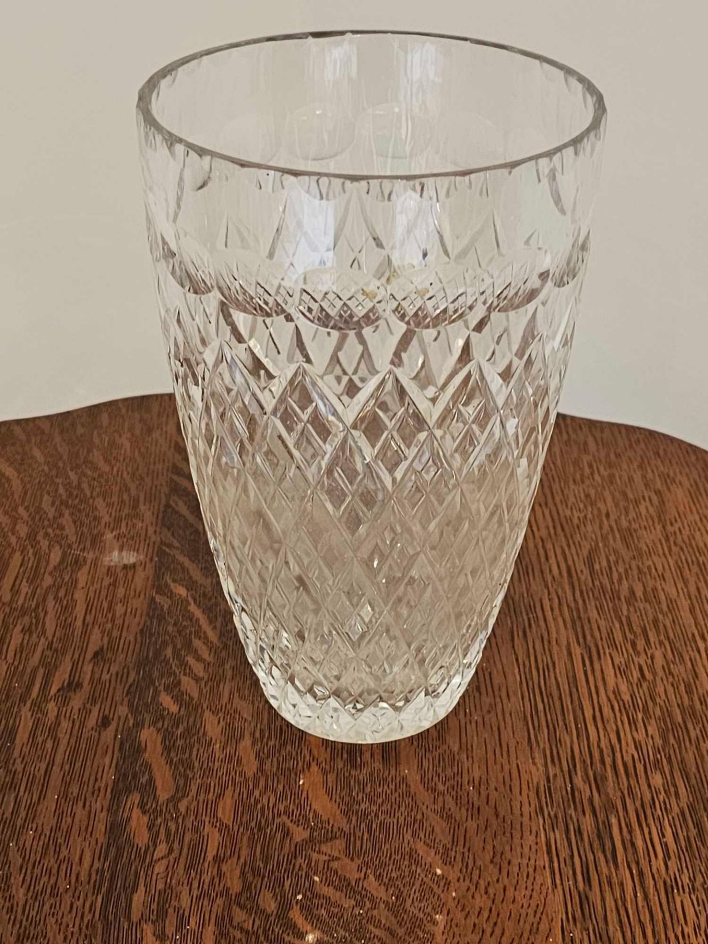 Stuart Crystal Cut Vase 23 X 14cm - Image 4 of 5