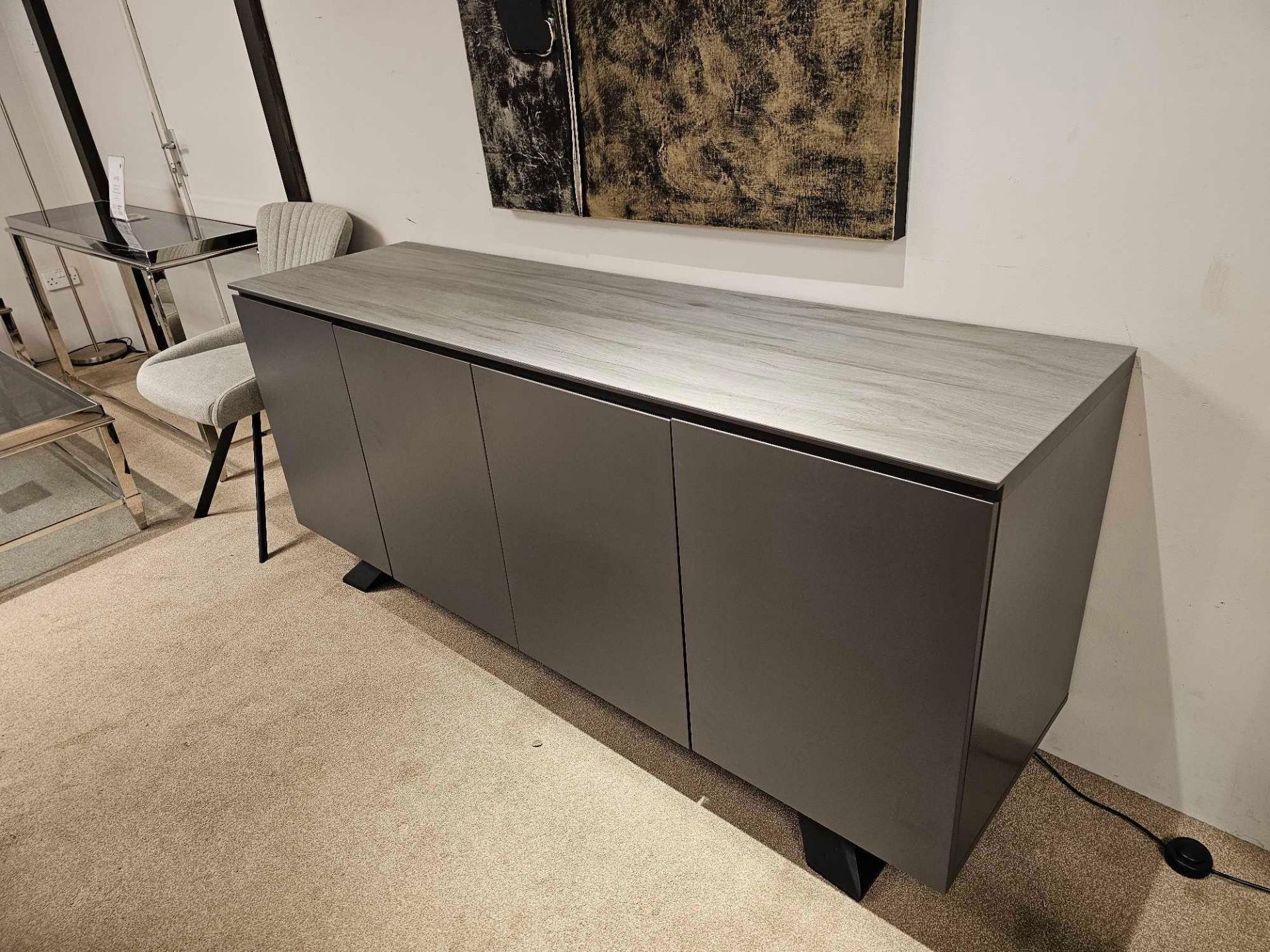 Spartan Sideboard by Kesterport The Spartan Four Door Sideboard provides is striking as a stand - Image 7 of 8