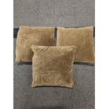 3 x Chocolate Cushions Size 35 x 3cm (5 Ref Cush 135)