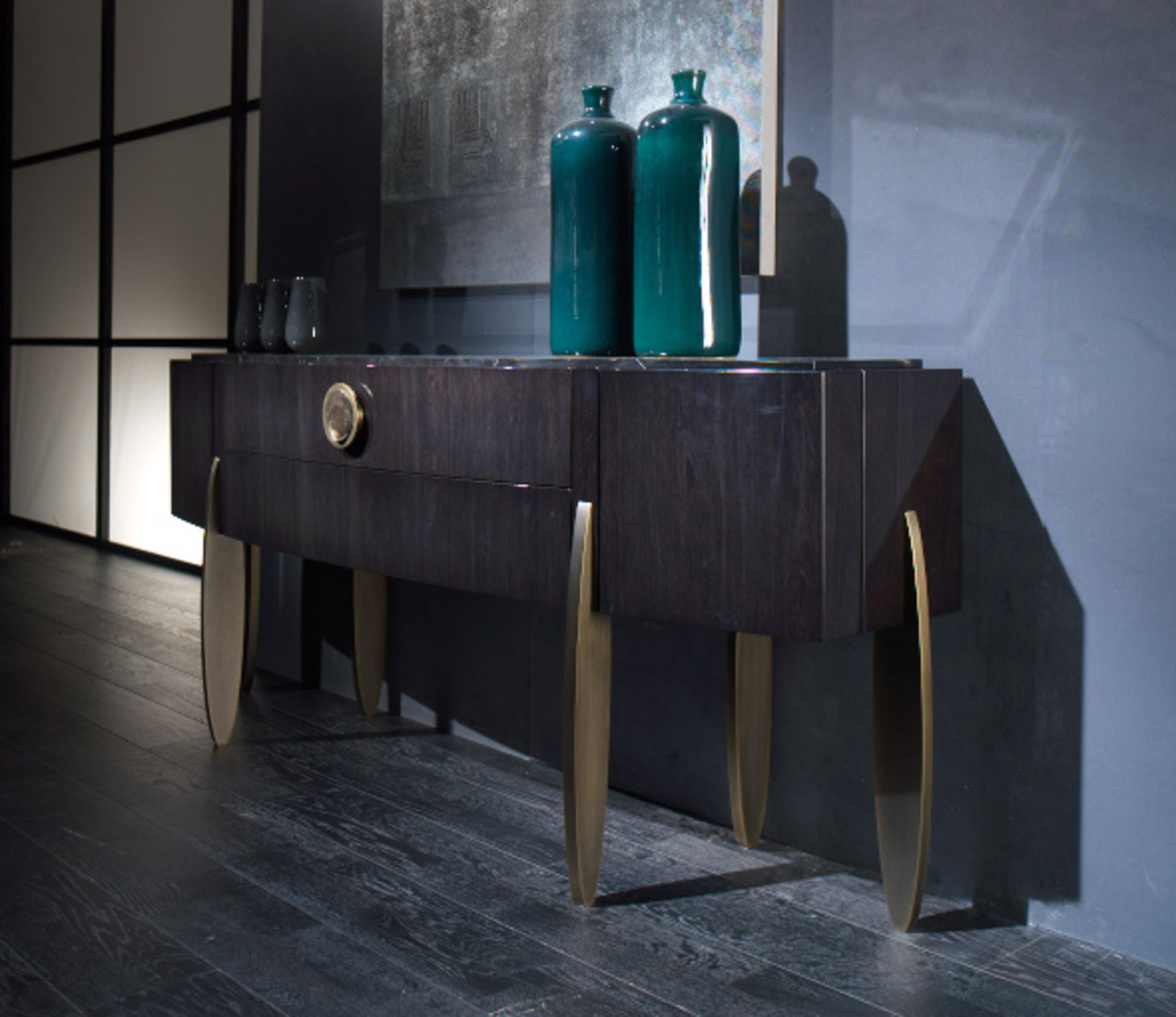 Fashion Affair Console by Telemaco for Malerba The furniture has two sides doors and two central - Image 5 of 13