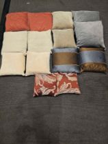 14 x Various Size Cushions As Photographed (Ref Cush 140)