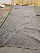 Single Black Curtain Velvet Size 487 x 197cm ( Ref Dorch 100)