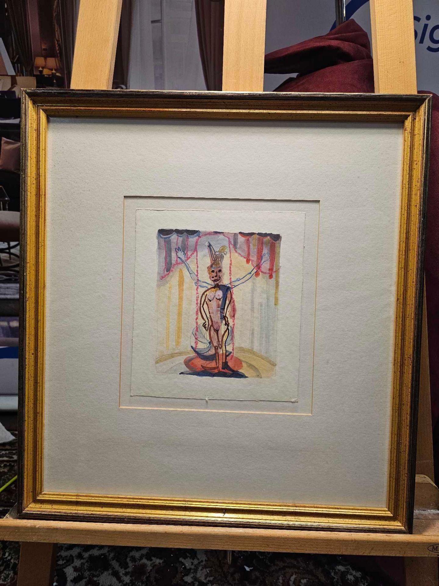 Framed Expressionism Print 54 x 58cm (Hotel 128)