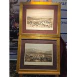2 x Framed Prints (1) The New Works At The Siege of Sebastopol On The Right Attack, From The
